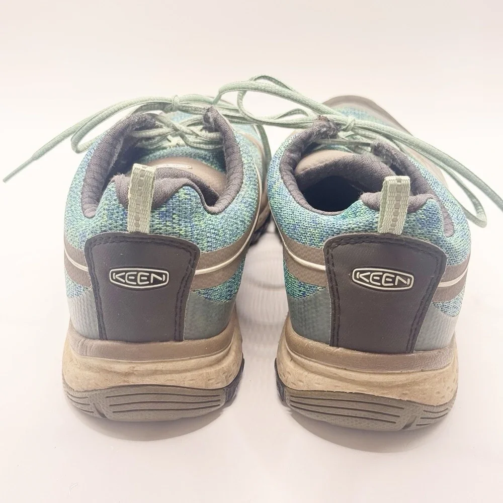 KEEN Hiking Shoes Women's 8.5 Blue Green Terradora Waterproof Trail Walking